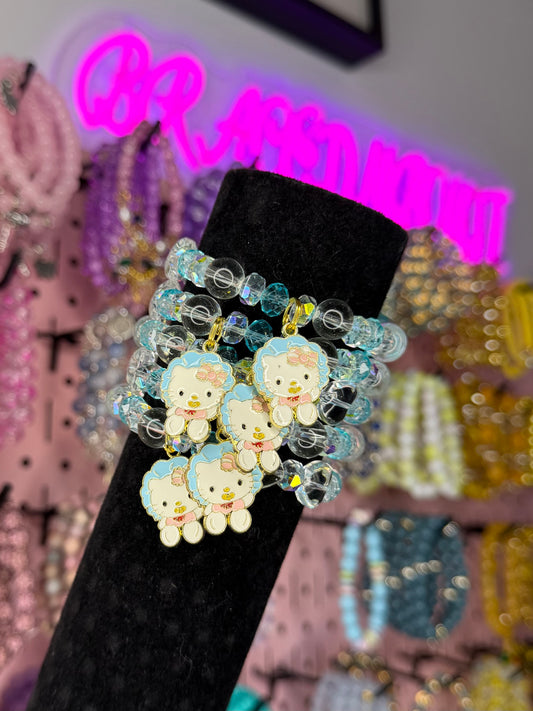 Blue shimmer hello kitty