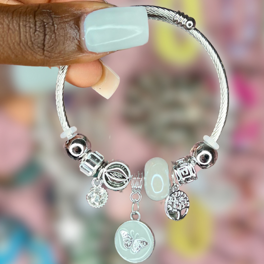 Spring charm bangle #24