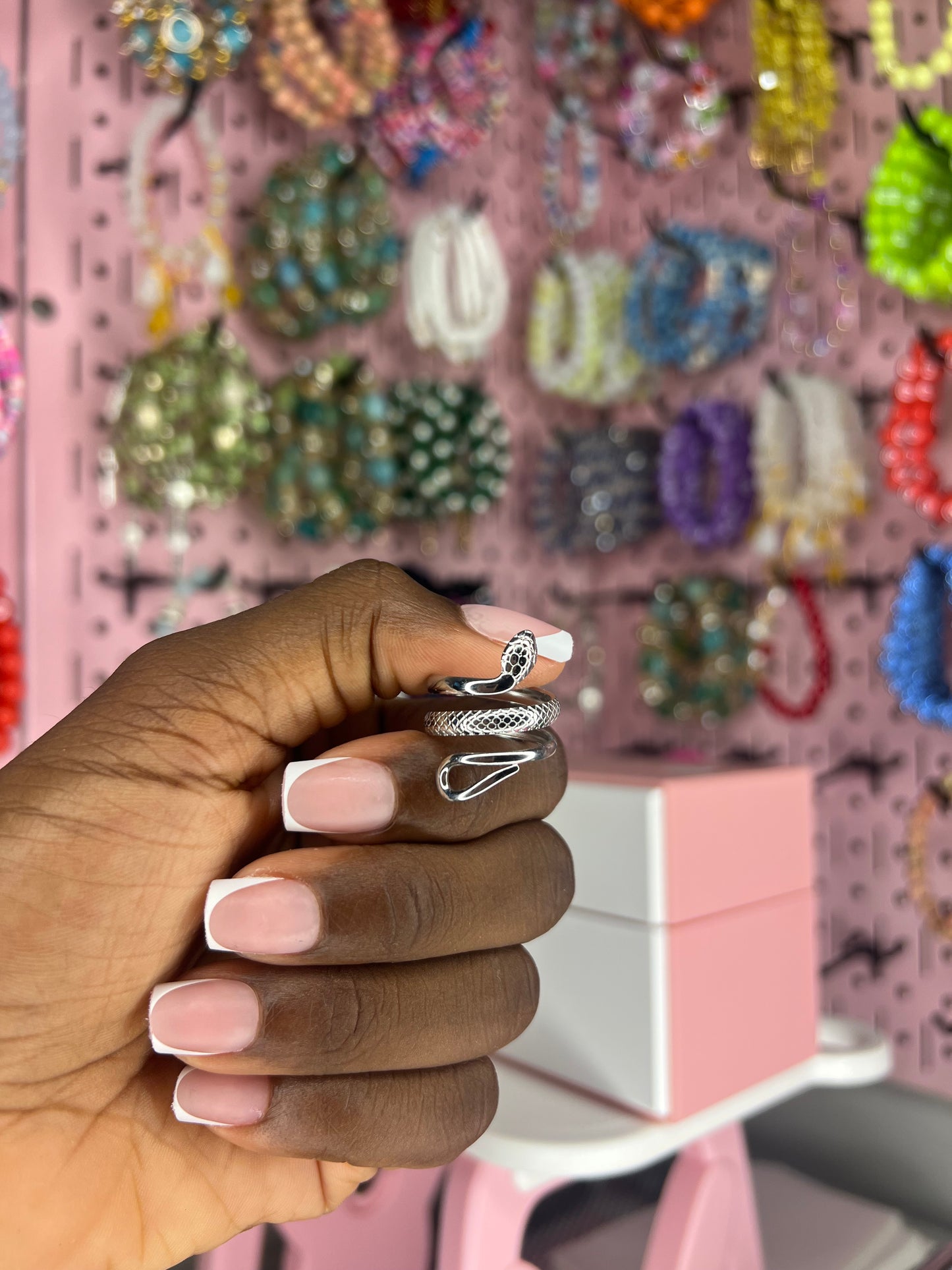 Snake rope ring