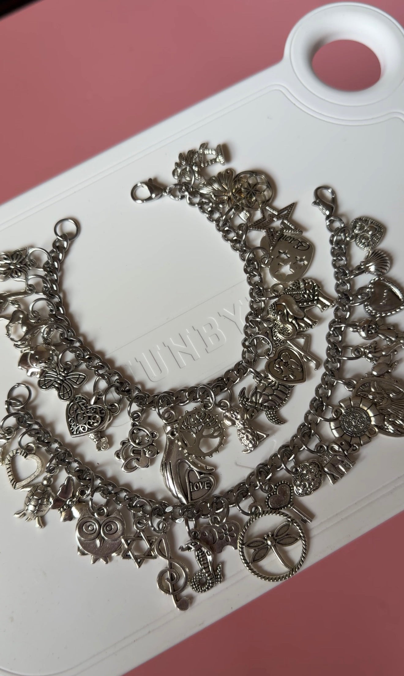 Silver Mixed Charm Bracelet