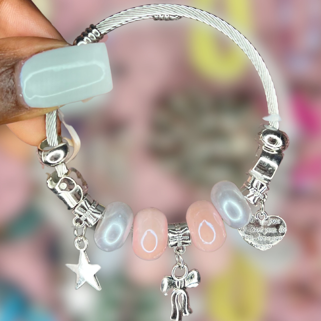 Spring charm bangle #2