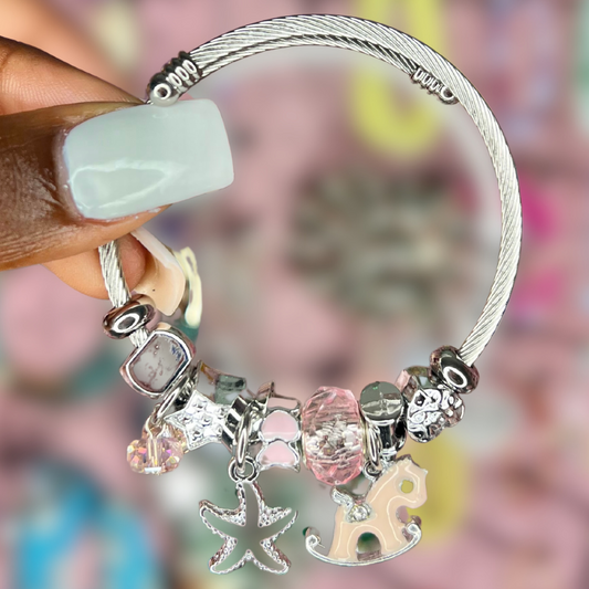 Spring charm bangle #4