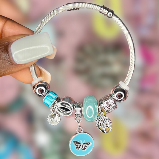 Spring charm bangle #11